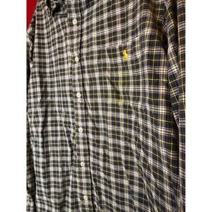 Polo Ralph Lauren Men's Plaid Button Down Shirt Long Sleeve Casual XXL